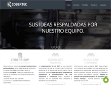 Tablet Screenshot of cobertec.com